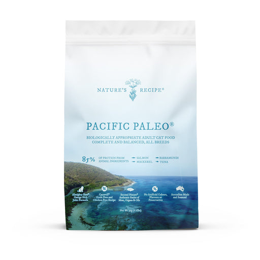 NATURE'S RECIPE Grain Free Adult Pacific Paleo Dry Cat Food 3kg