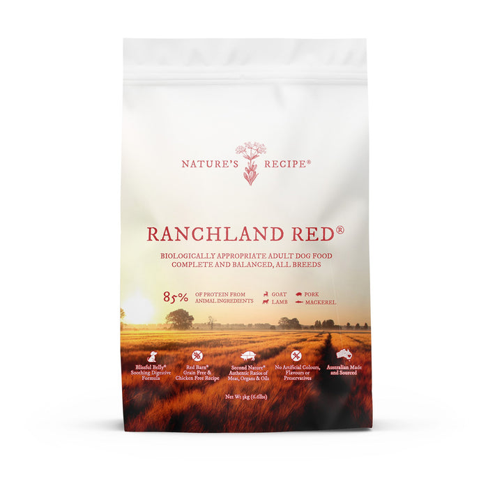 NATURE'S RECIPE Grain Free Adult Ranchland Red Dry Dog Food