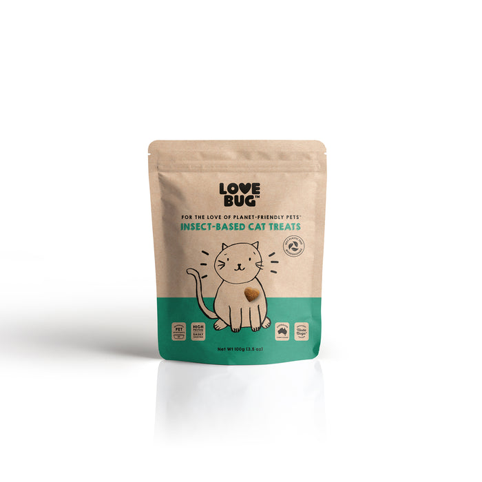 LOVE BUG Grain Free Insect Protein Cat Treats 100g