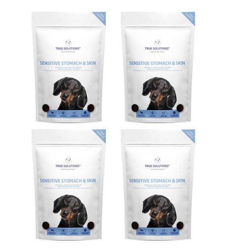 4 x 100g True Solutions Sensitive Stomach and Skin Dog Samples