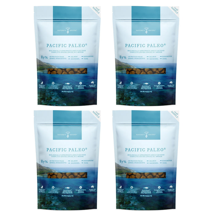 4 x 100g Nature's Recipe Pacific Paleo Cat Samples