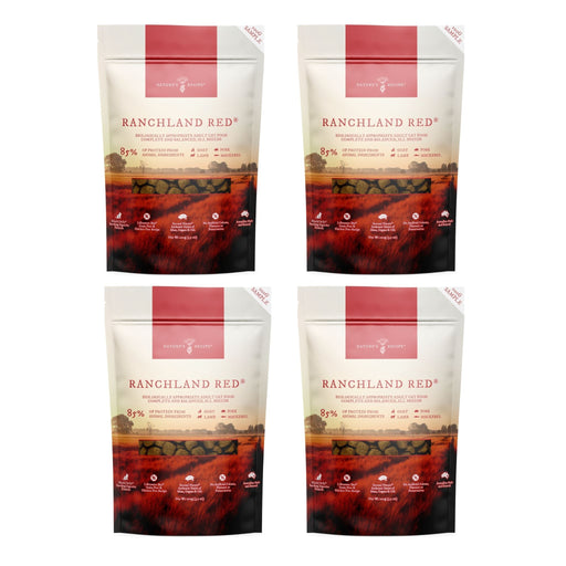 4 x 100g Nature's Recipe Ranchland Red Cat Samples