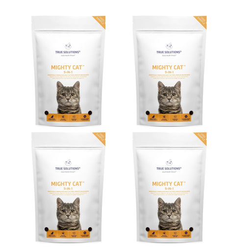4 x 100g True Solutions Mighty Cat Samples