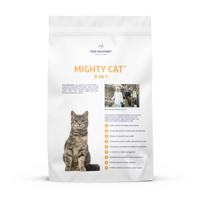 TRUE SOLUTIONS Adult Mighty Cat 9-in-1 Dry Cat Food 3kg