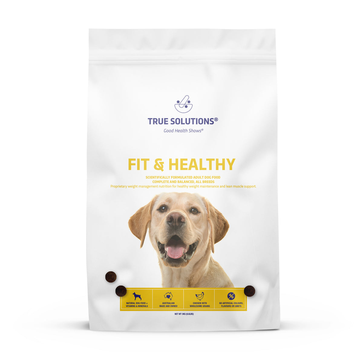 TRUE SOLUTIONS Adult Fit Healthy Dry Dog Food