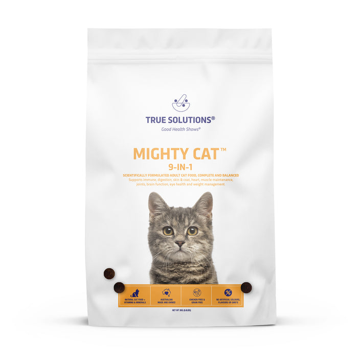 TRUE SOLUTIONS Adult Mighty Cat 9-in-1 Dry Cat Food 3kg