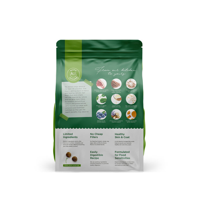 Bundle 2 x MILO'S KITCHEN Adult Single Protein Lamb Brown Rice Dry Dog Food 3kg