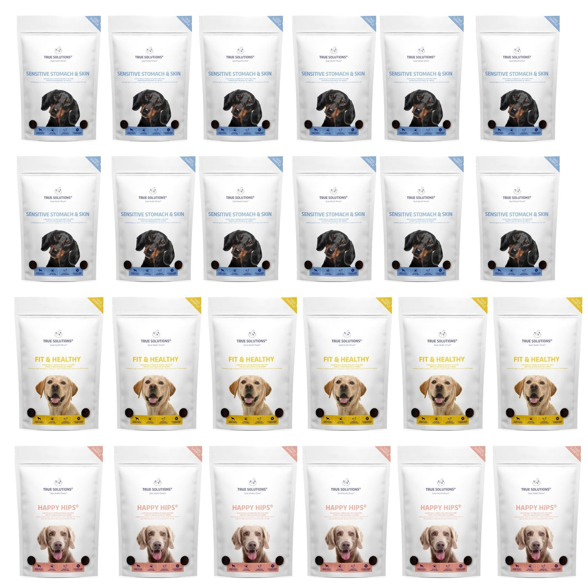 24 x 100g True Solutions Dog Food Samples Mixed Pet Valu