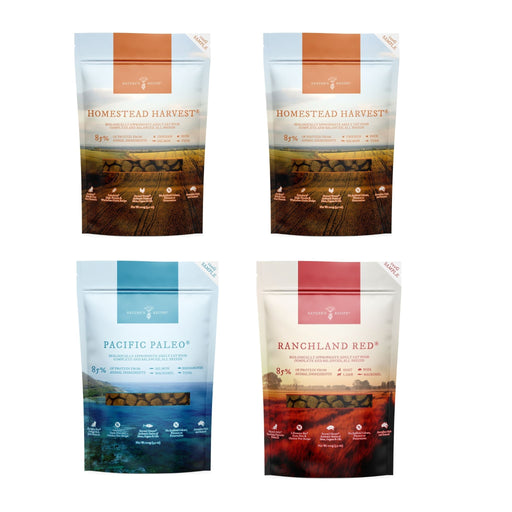 4 x 100g Nature's Recipe Cat Samples (Mixed)