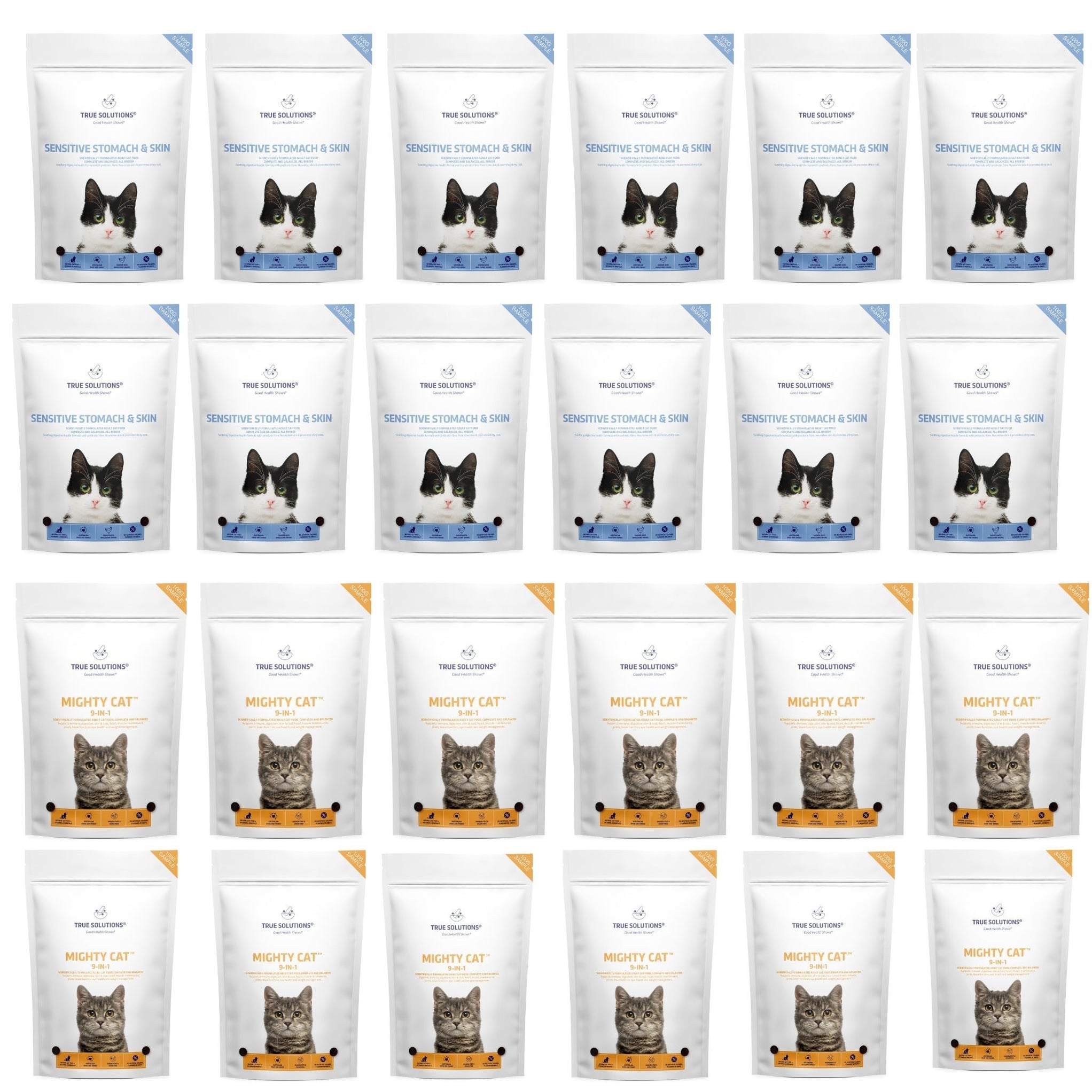 24 x 100g True Solutions Cat Food Samples (Mixed) — Pet Valu