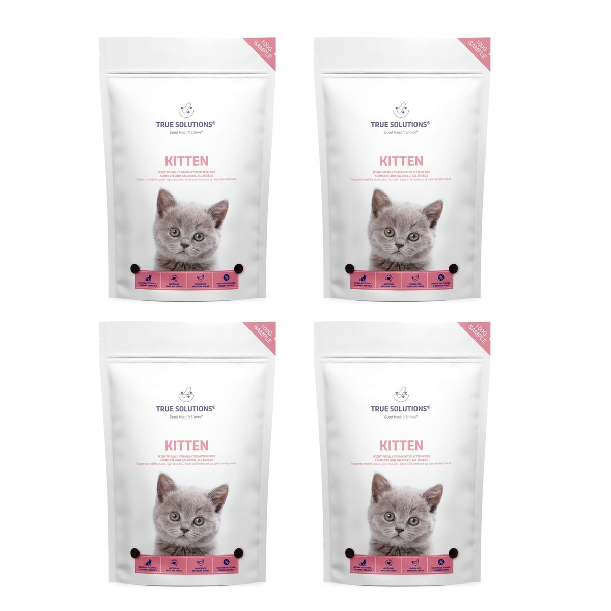 4x100g True Solutions Kitten Food Samples — Pet Valu